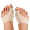 2pcs Soft Silicone Toe Hallux Valgus Separators (Suitable For Night And Home Use And Replace Them Regularly); Straighteners Bunion Relief Pads