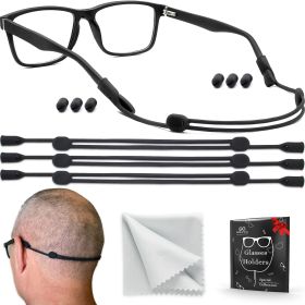 Eyeglass Strap Holder String XL Size 17 inch Adjustable Eye Glasses Holders Around Head No Tail Sunglasses Holder Glasses Strap for Men Women Glasses