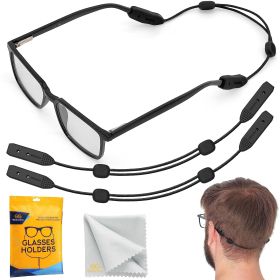 Glasses Strap Eyeglass Holder Band M Size 13 inch No Tail Sunglasses Strap Sports for Men Women Adjustable Eyeglasses Strap Lanyard Anti Slip Eye Glas