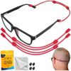 Glasses Strap Holder L Size 15 inch No-Tail Eyeglass Strap Cord String Adjustable Eye Glasses Holders Around Neck Head Eyeglasses Strap Lanyard Sungla