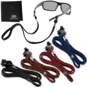 Eye Glasses String Holder 27 inch Strap Eyeglass Straps Cords for Men Women Eyeglass Holders Around Neck Sunglasses String Chain Lanyard Retainer 4 Pc
