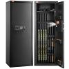 VEVOR 6-8 Rifles Gun Safe, Rifle Safe with Lock & Digital Keypad, Quick Access Tall Gun Storage Cabinet with Removable Shelf