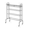 Sports Equipment Ball Rack Storage Organizer with Wheels