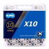 Bike Chain X10, KMC 10-Speed Bike Chain,1/2" X 11/128" - 116 Links