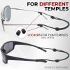 Sunglass Strap Eyeglass Holder L Size 16 inch No Tail Glasses Strap Lanyard Adjustable Eyeglass Strap for Men Women Silicone Eye Glasses String Strap