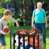 Sport Equipment Organizer Ball Storage Cart for Indoor Outdoor