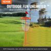 VEVOR Disc Golf Basket, 24-Chains Portable Disc Golf Target Hole, Heavy Duty Steel Practice Disc Golf Basket Stand Equipment
