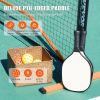 VEVOR Pickleball Net Set, 22FT Regulation Size Portable Pickleball System with Bags, Balls, Paddles, Wheels, and Court Lines
