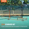 VEVOR Pickleball Net Set, 22FT Regulation Size Portable Pickleball System with Bags, Balls, Paddles, Wheels, and Court Lines