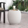 Outdoor LightWeight Concrete Side Table