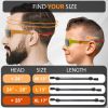 Glasses Strap Holder L Size 15 inch No-Tail Eyeglass Strap Cord String Adjustable Eye Glasses Holders Around Neck Head Eyeglasses Strap Lanyard Sungla