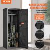 VEVOR 8-10 Rifles Gun Safe, Rifle Safe with Lock & Digital Keypad, Quick Access Tall Gun Storage Cabinet with Removable Shelf