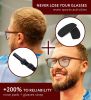 Eye Glasses Nose Grip Non Slip 6 pairs 0.5 mm Ultra Thin Eyeglass Nose Pads Anti Slip Silicone Nose Pads Glasses Anti-Slip Sunglass Nose Bridge Pads G