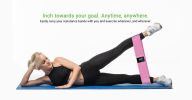 Squat belt XS size lake blue pink purple three-piece set