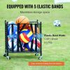 Sport Equipment Organizer Ball Storage Cart for Indoor Outdoor