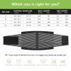 Women's waist training device Neoprene sauna sweat training belt waist shaping belt (black) XXL code