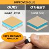 Glasses Nose Grips Non Slip 16 Pairs Silicone Eyeglass Nose Pads Anti Slip 1mm x 7mm x 16mm Adhesive Nose Pads Glasses for Comfort Sunglass Nose Pads