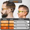 Glasses Strap Holder XL 17 inch No Tail Eyeglass Strap Cord String Adjustable Eye Glasses Holders Around Neck Head Eyeglasses Strap Lanyard Sunglasses