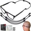 Glasses Strap Holder M Size 13 inch No Tail Eyeglass Strap Cord String Adjustable Eye Glasses Holders Around Neck Head Eyeglasses Strap Lanyard Sungla