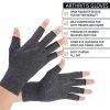 1pair Fingerless Compression Gloves For Arthritis; Carpal Tunnel; Swelling; Tendonitis & Hand Discomfort (Order A Size Up)