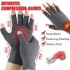 1pair Fingerless Compression Gloves For Arthritis; Carpal Tunnel; Swelling; Tendonitis & Hand Discomfort (Order A Size Up)
